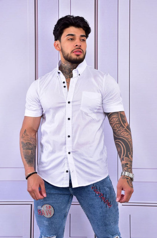 Camisa Unicolor Blanco