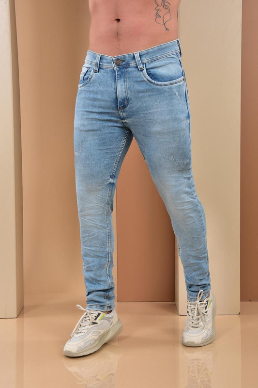 Jeans Hielo con Desgastes